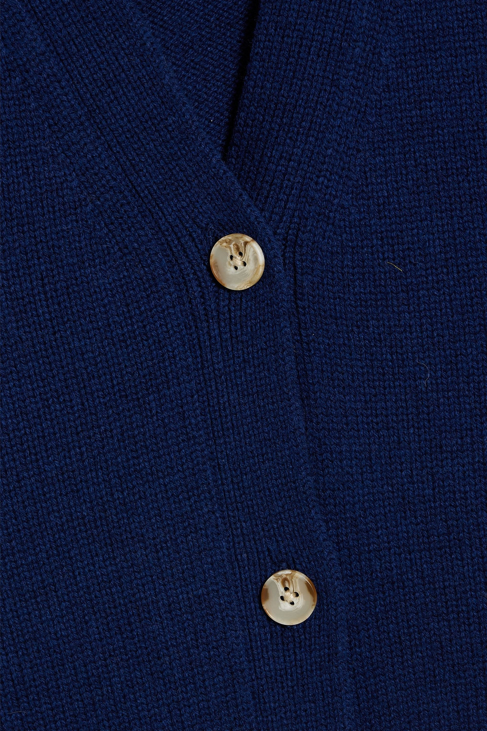 Shop Loulou Studio Zanzibar Wool And Cashmere-blend Cardigan In Navy