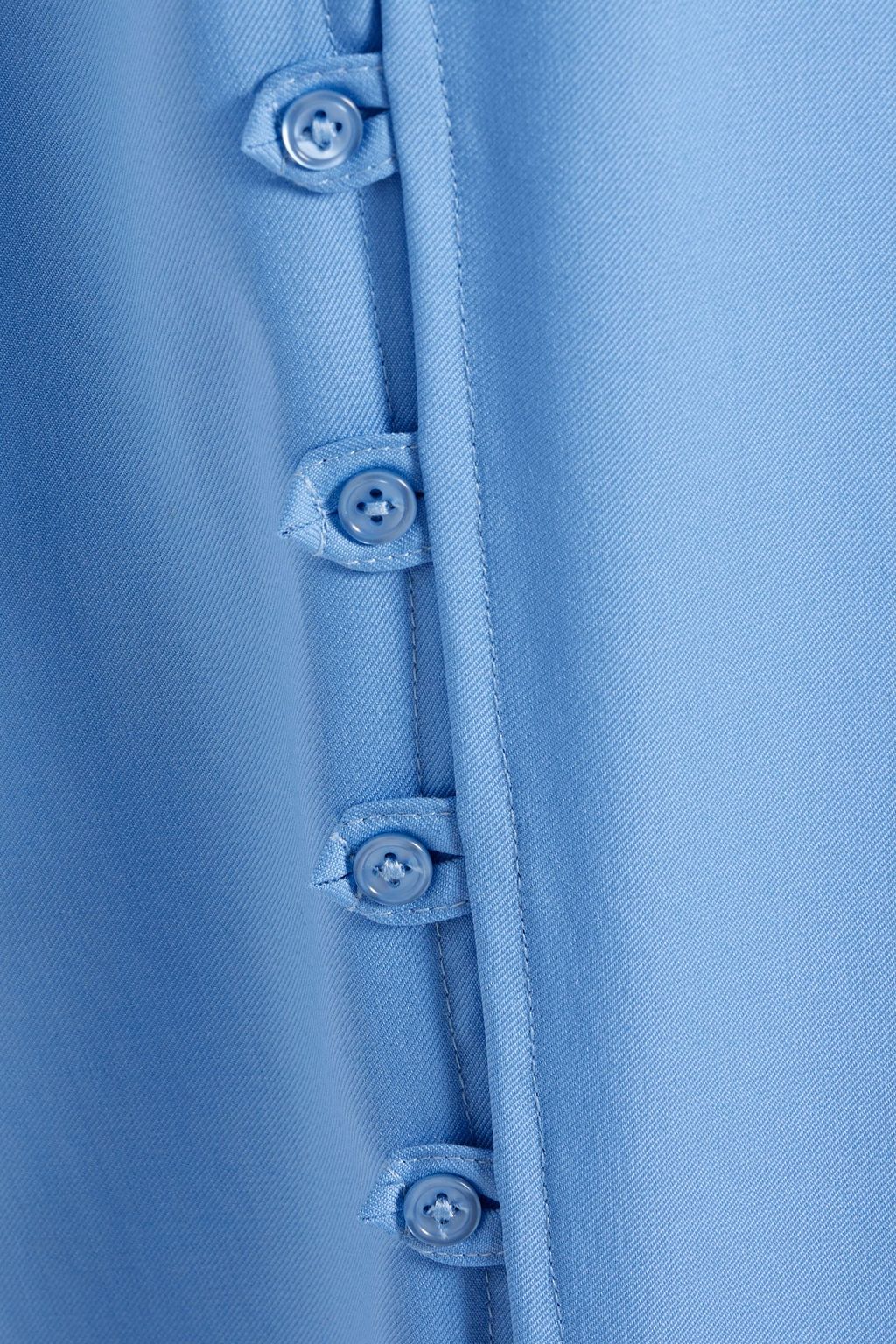 LOULOU STUDIO Checa button-detailed wool-twill wide-leg pants