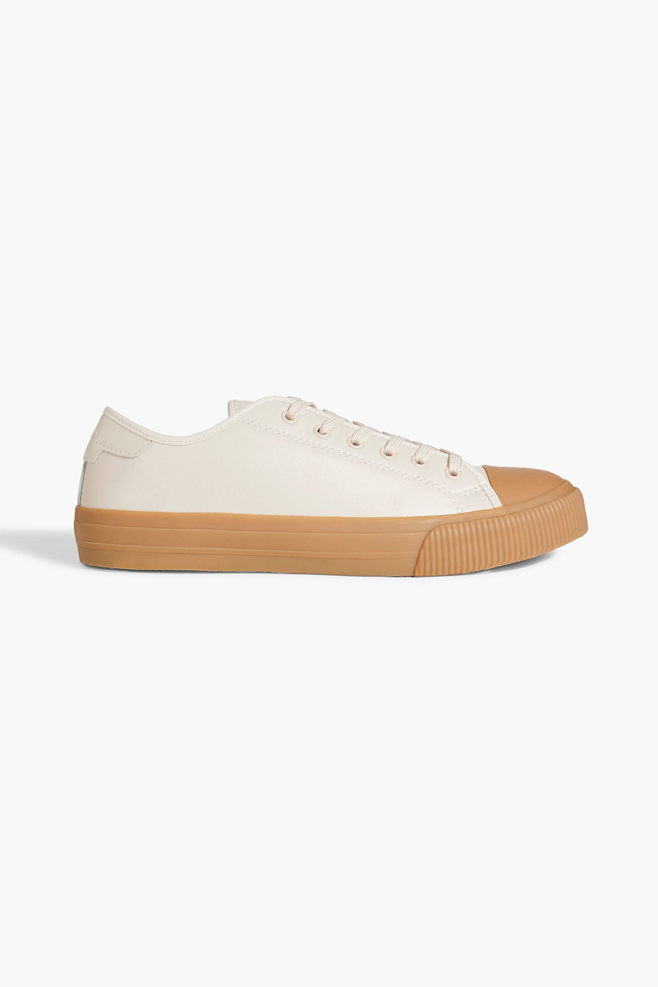 SANDRO LEATHER SNEAKERS