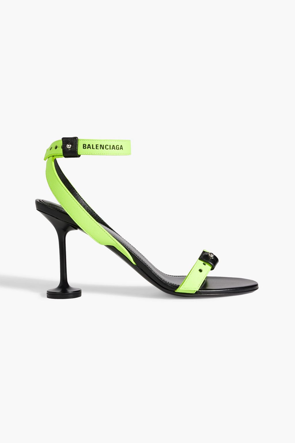 neon balenciaga sandals