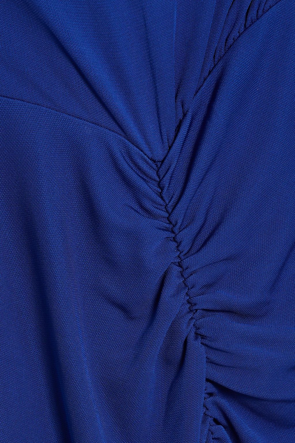 DIANE VON FURSTENBERG Apollo ruched jersey maxi dress