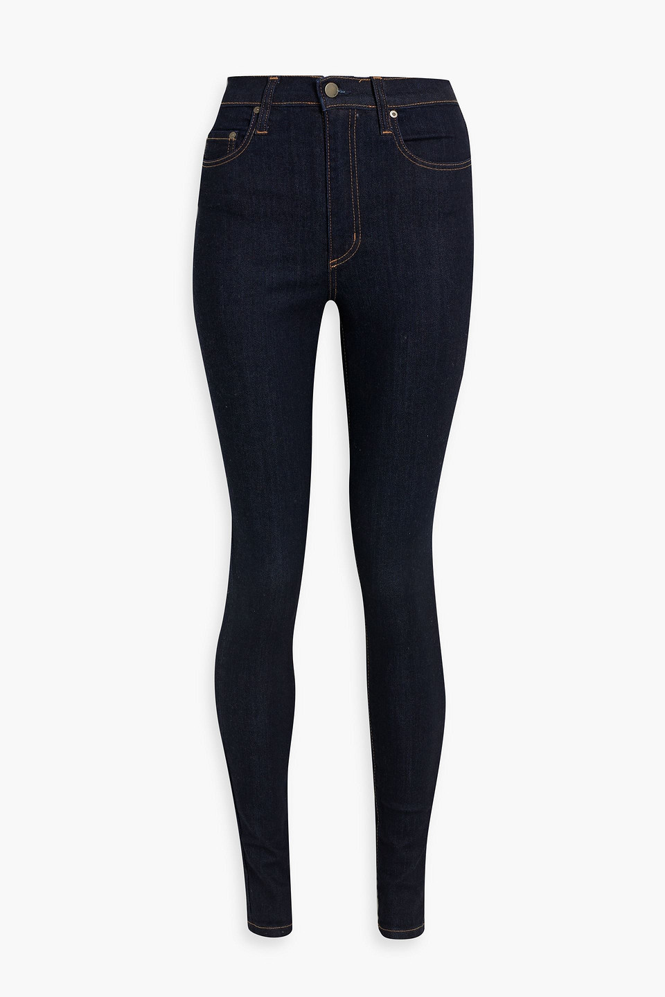 Nobody Denim Siren High-rise Skinny Jeans In Dark Denim