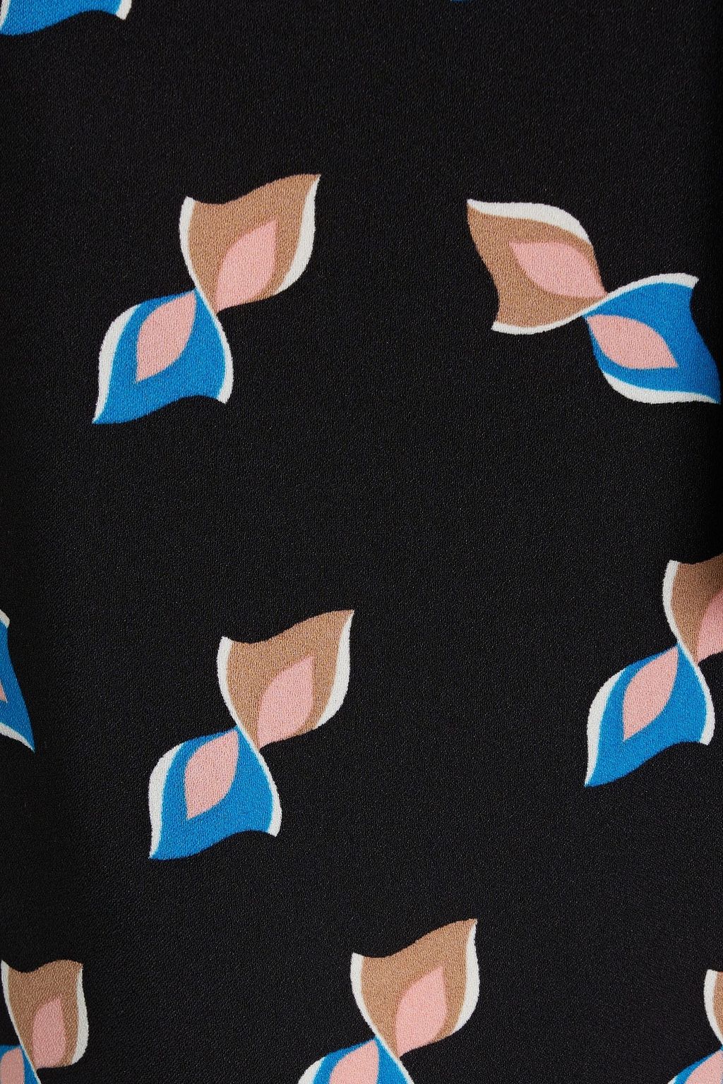 DIANE VON FURSTENBERG Veronica printed crepe de chine straight-leg pants