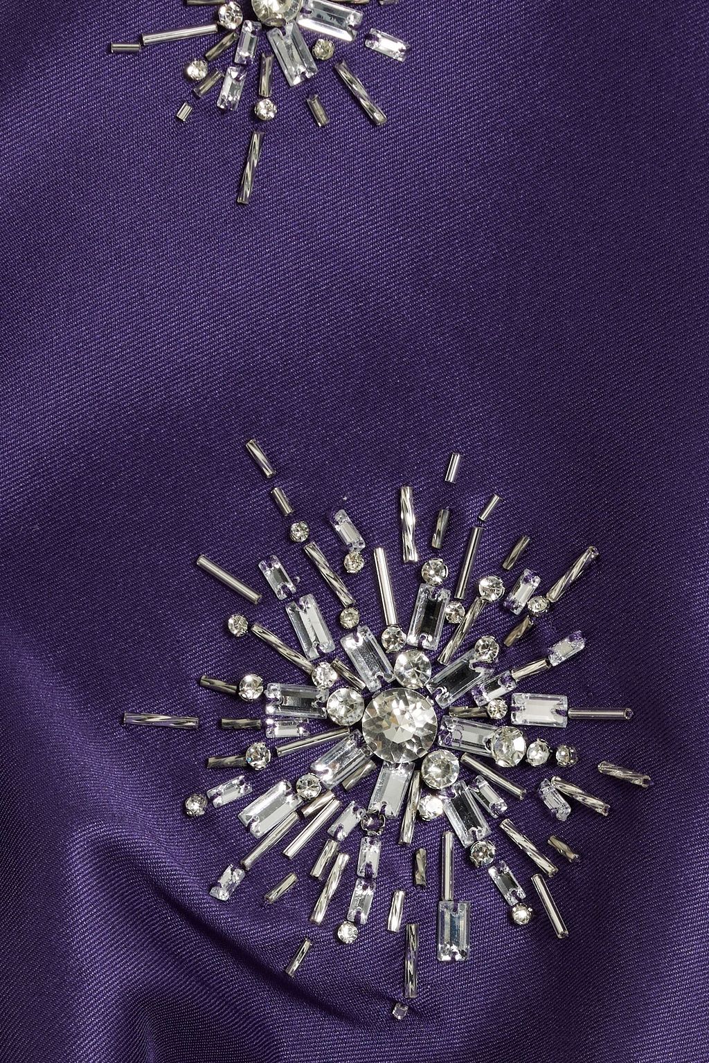BADGLEY MISCHKA Embellished faille gown