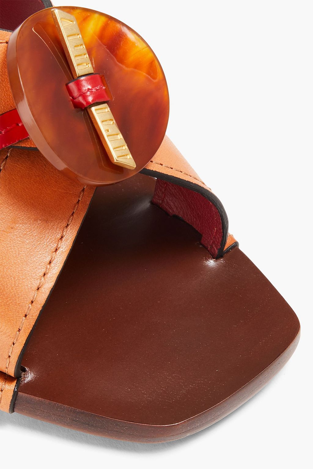TORY BURCH Two-tone leather sandals