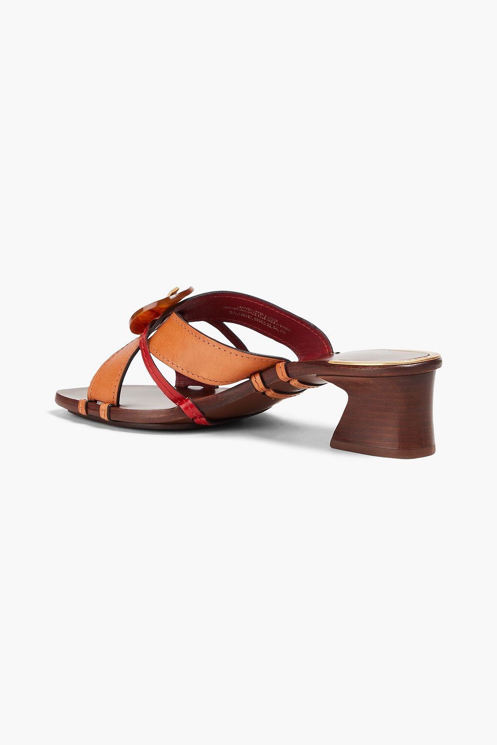 TORY BURCH Two-tone leather sandals
