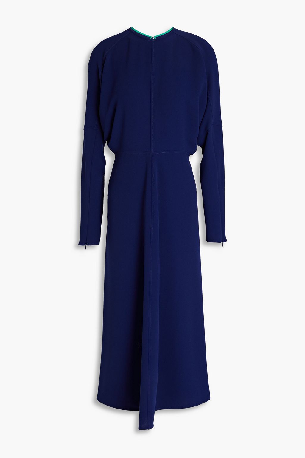 VICTORIA BECKHAM Crepe midi dress THE OUTNET