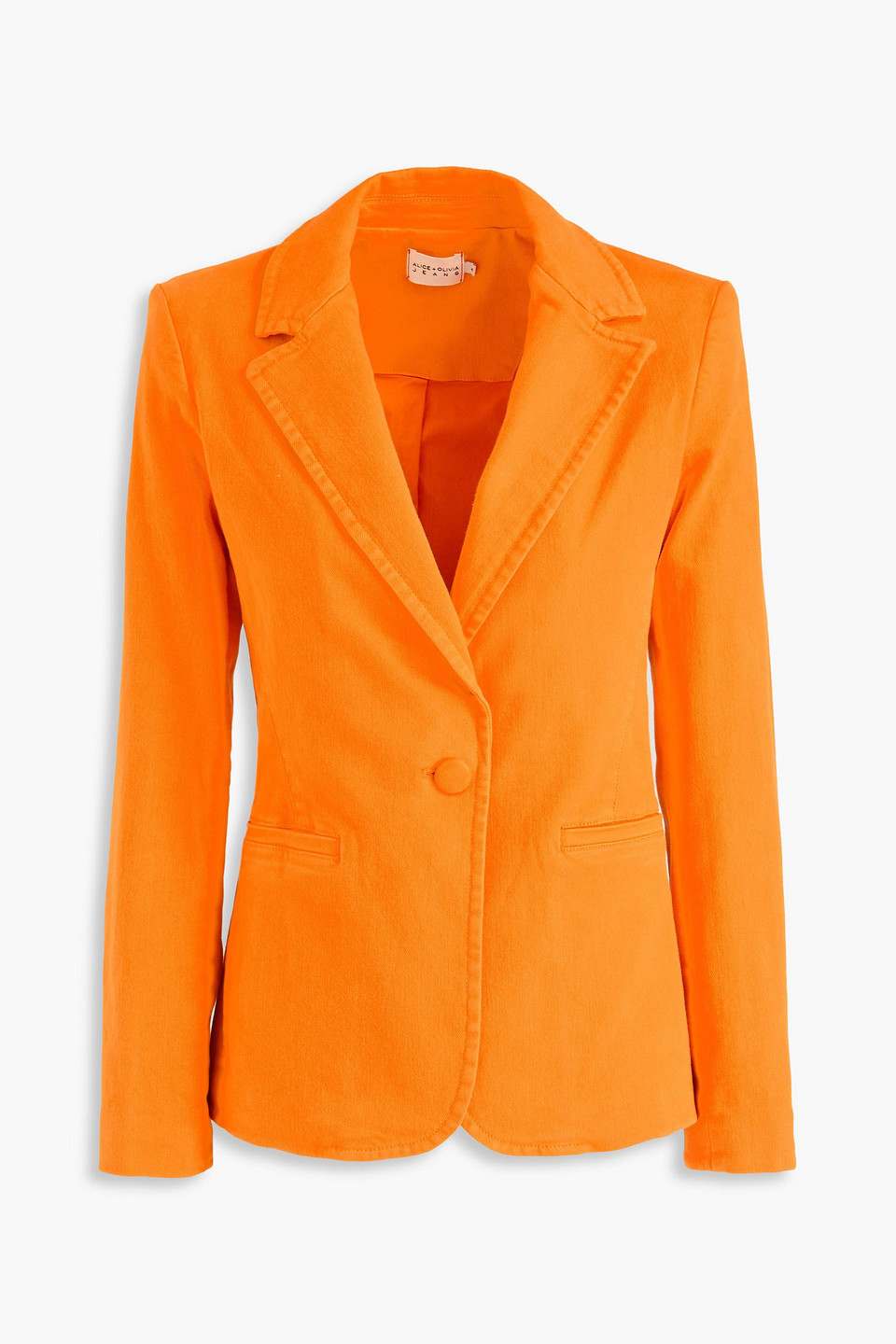 Macy cotton-blend twill blazer