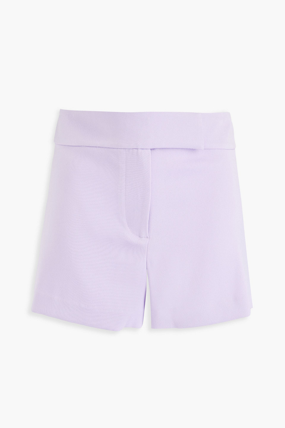 Alice And Olivia Crepe Shorts In Lilac