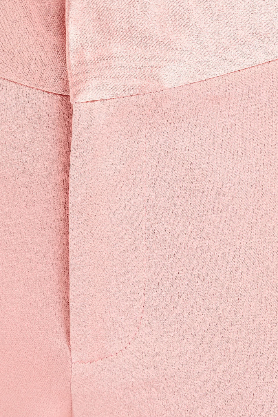 Shop Alice And Olivia Jc Satin-crepe Wide-leg Pants In Baby Pink