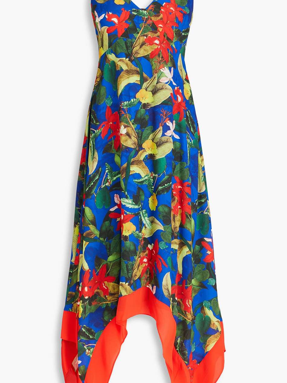 kayson floral-print crepe maxi dress