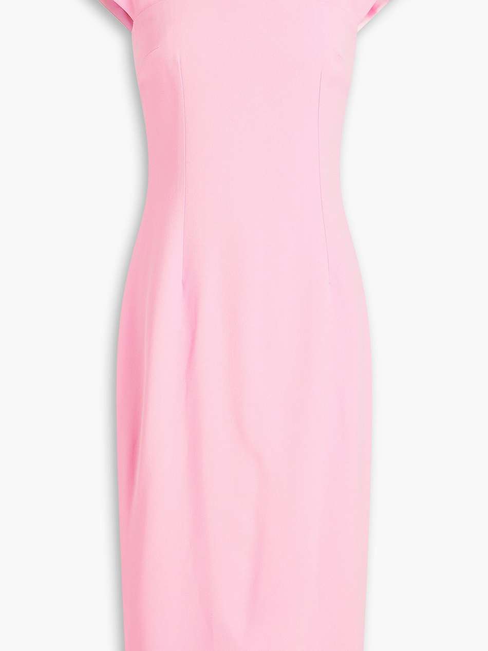 crepe midi dress