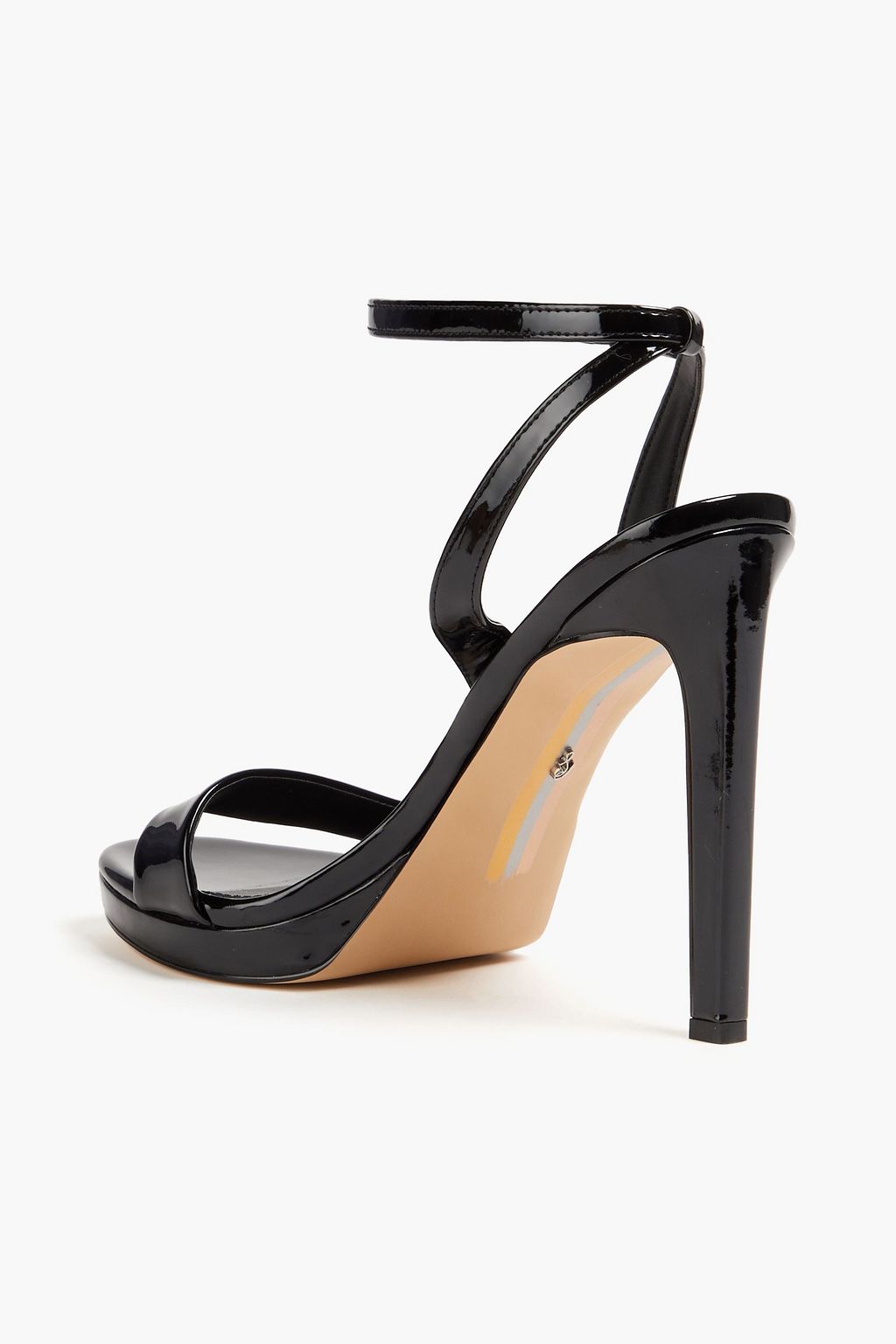 SAM EDELMAN صندل مصنوع من الجلد الصناعي اللامع