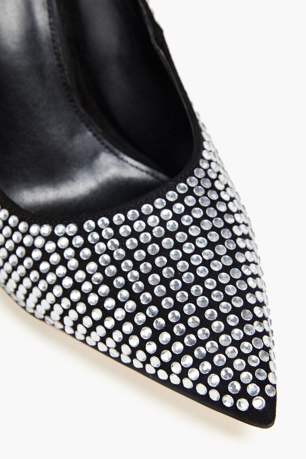 SAM EDELMAN サテン パンプス クリスタル付き