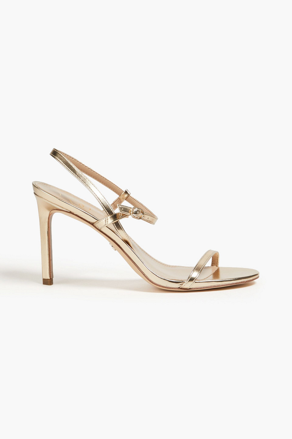 Sam Edelman Sandalen Aus Metallic-leder