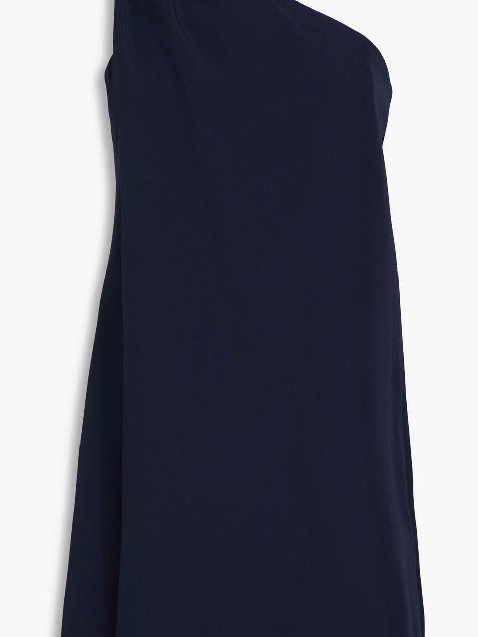 kalia one-shoulder crepe mini dress
