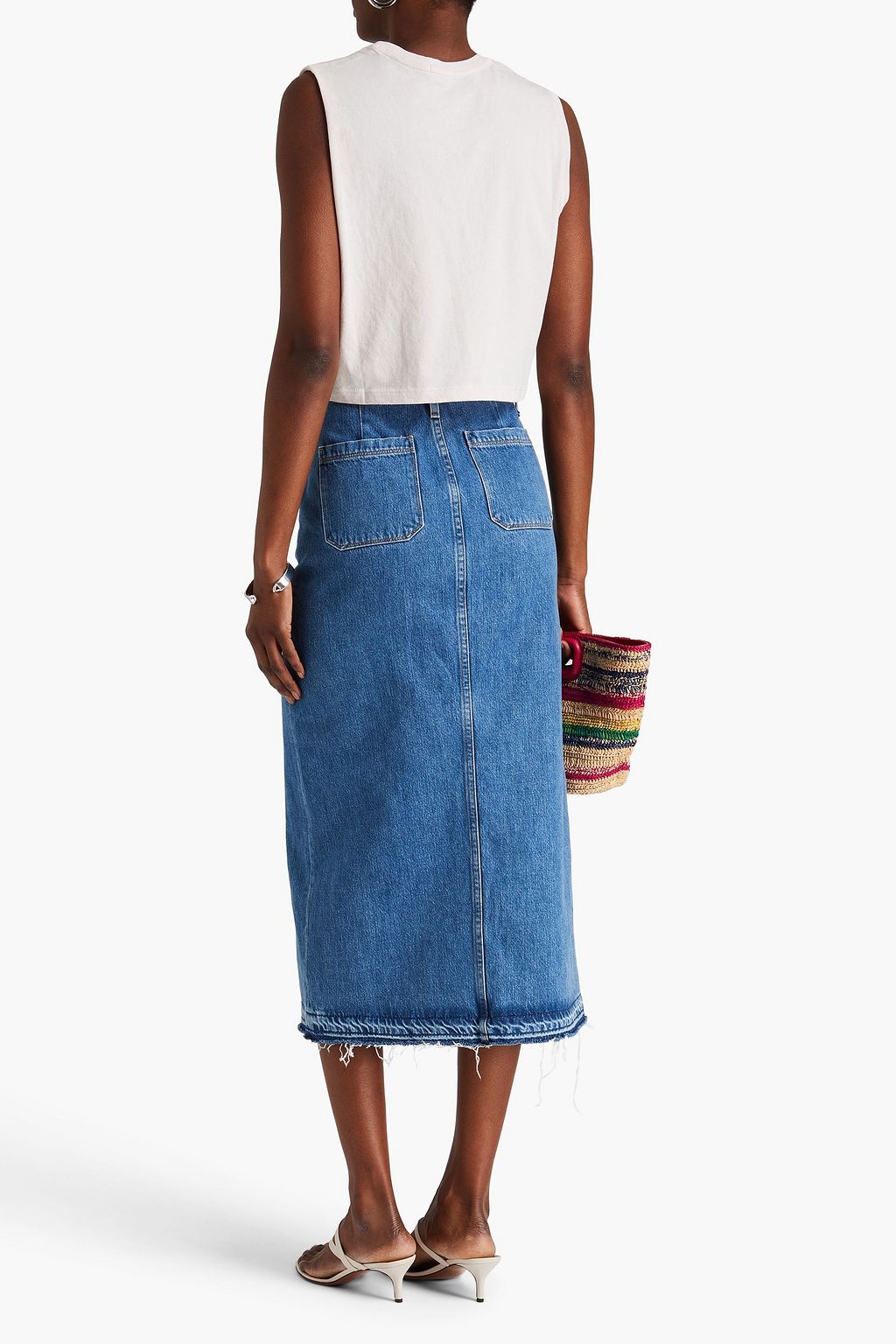 ATM ANTHONY THOMAS MELILLO Cropped cotton-jersey tank