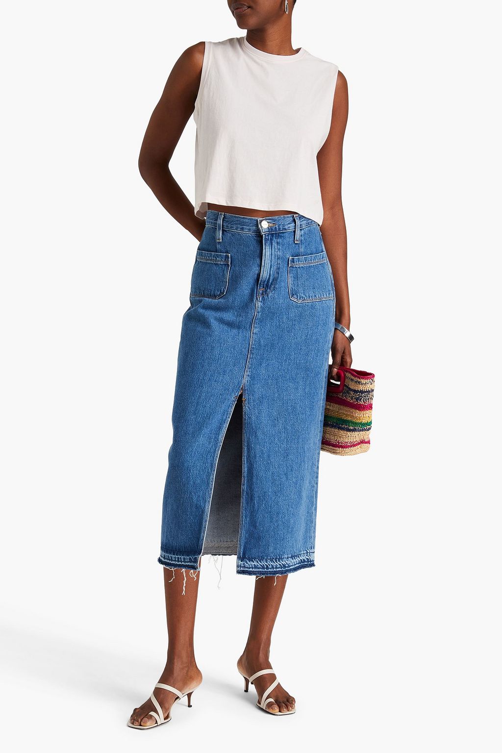 ATM ANTHONY THOMAS MELILLO Cropped cotton-jersey tank