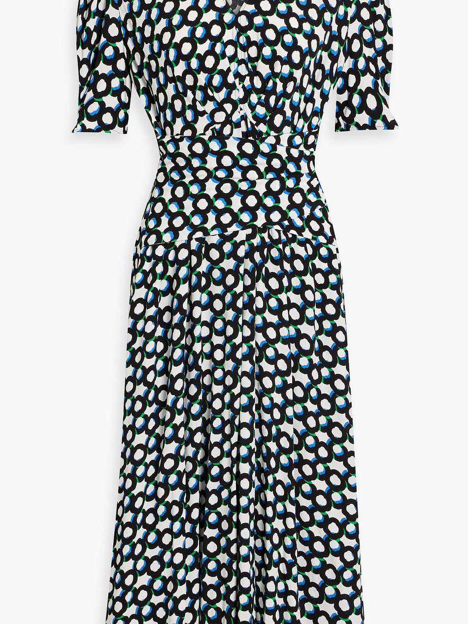 sammie printed crepe midi dress