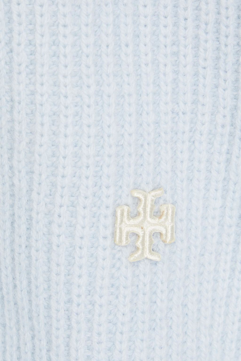 TORY BURCH リブ編みウール セーター 刺繍