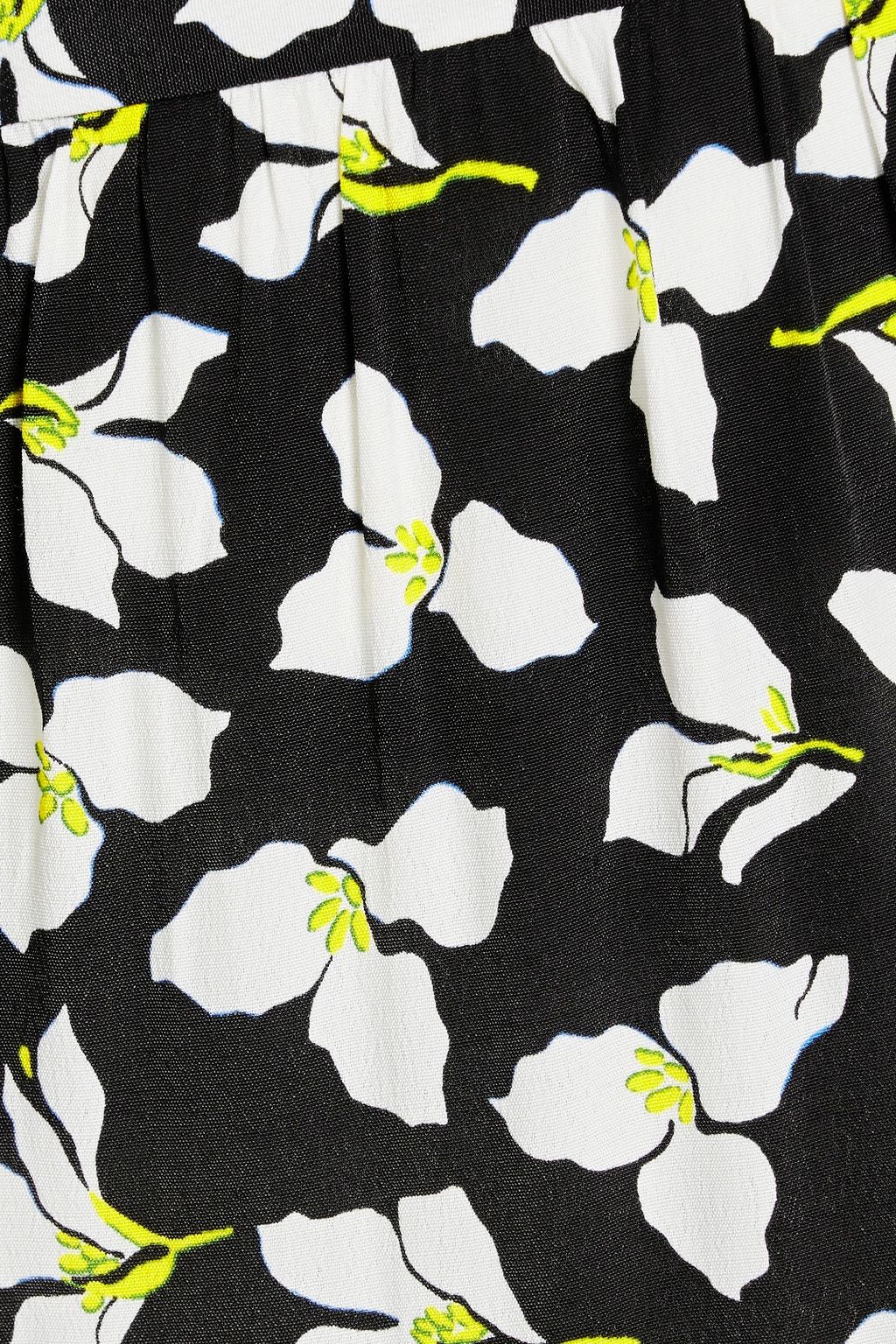 DIANE VON FURSTENBERG Venice tiered floral-print crepe midi skirt