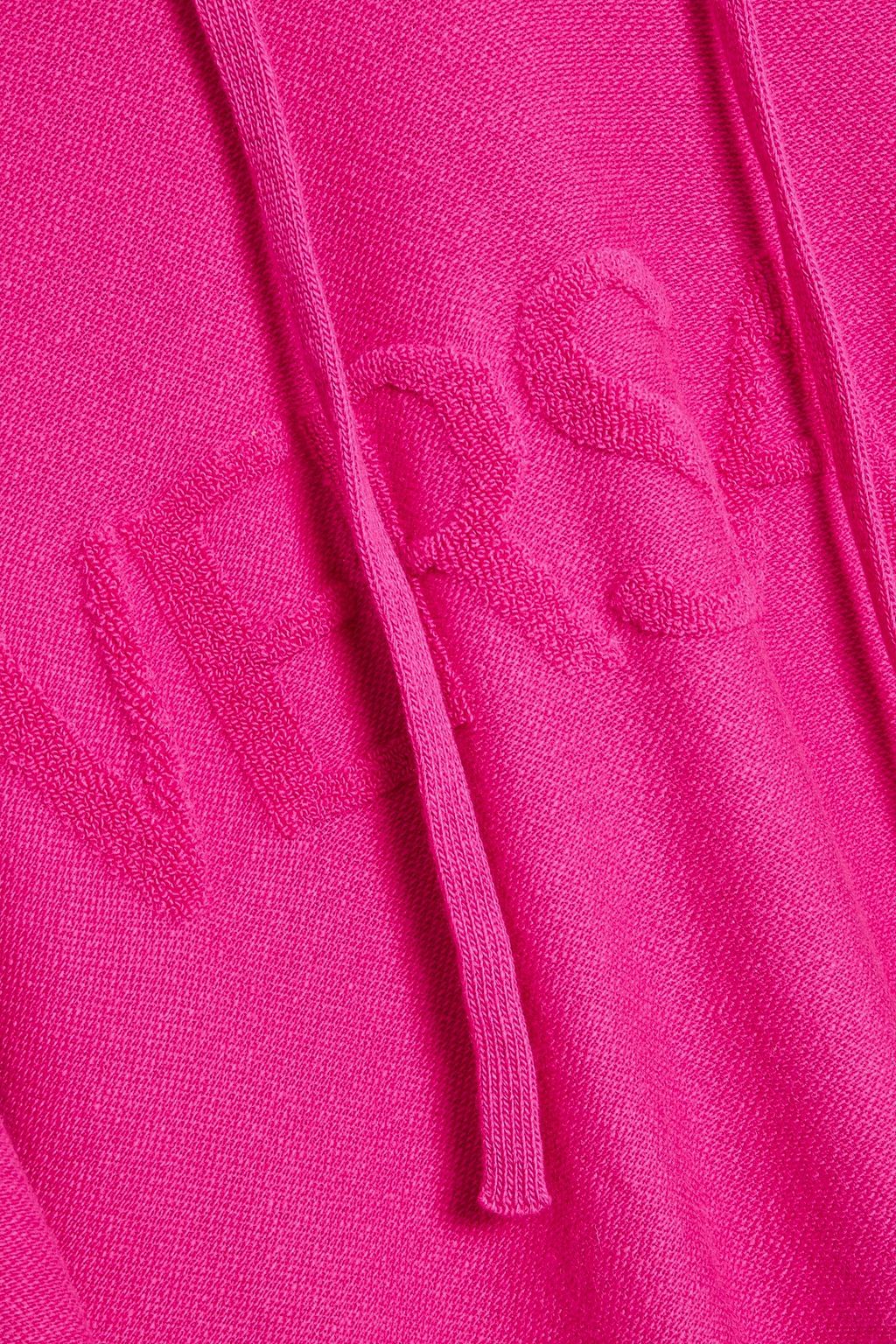 VERSACE Flocked wool and cashmere-blend  hoodie
