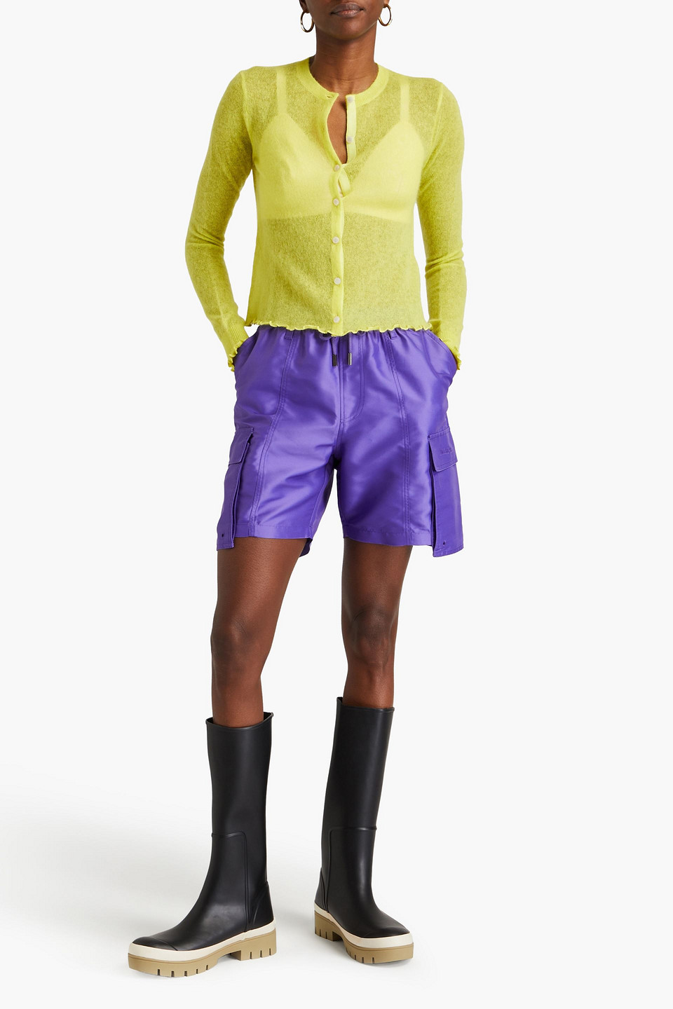  Tory Burch - Cardigan Aus Einer Mohairmischung - Grün - Xs 