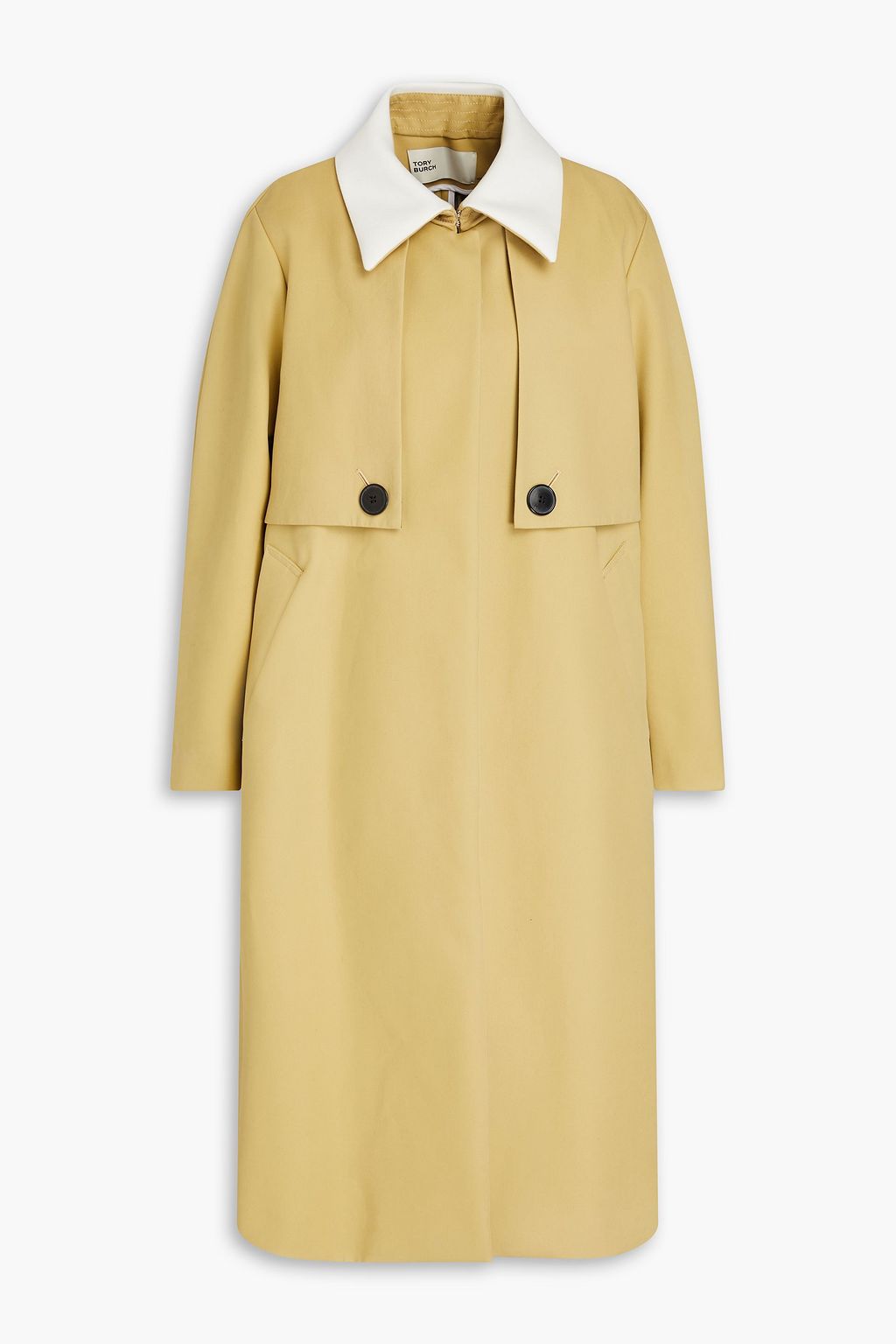 TORY BURCH Cotton twill trench coat THE OUTNET