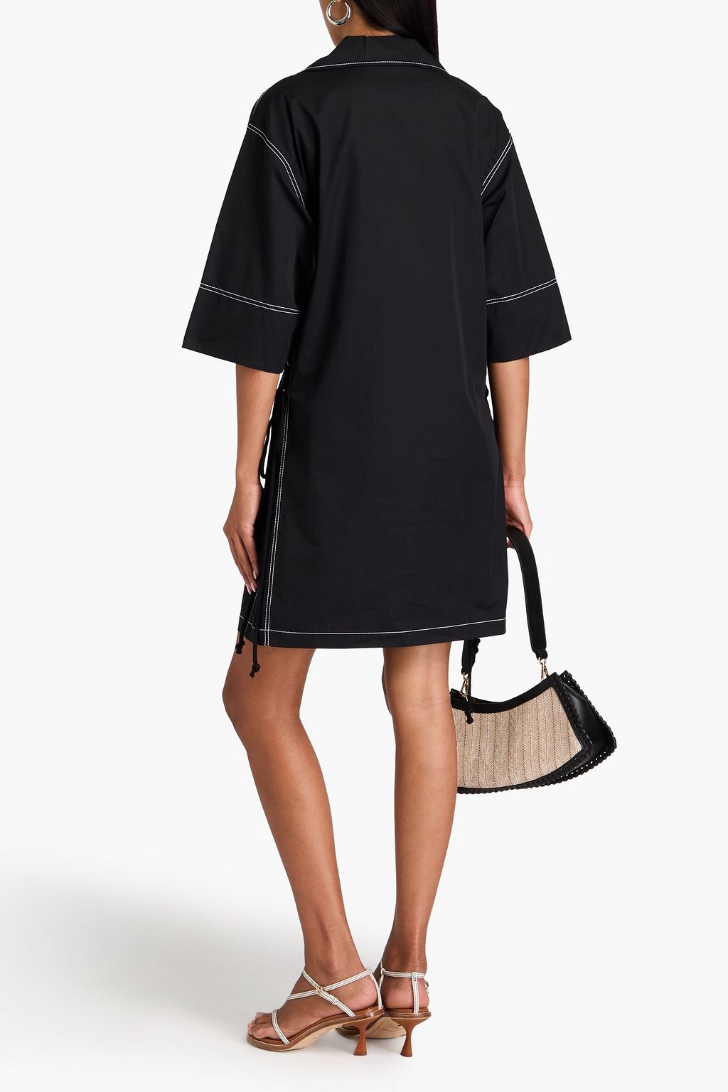 TORY BURCH 코튼 포플린 셔츠 드레스