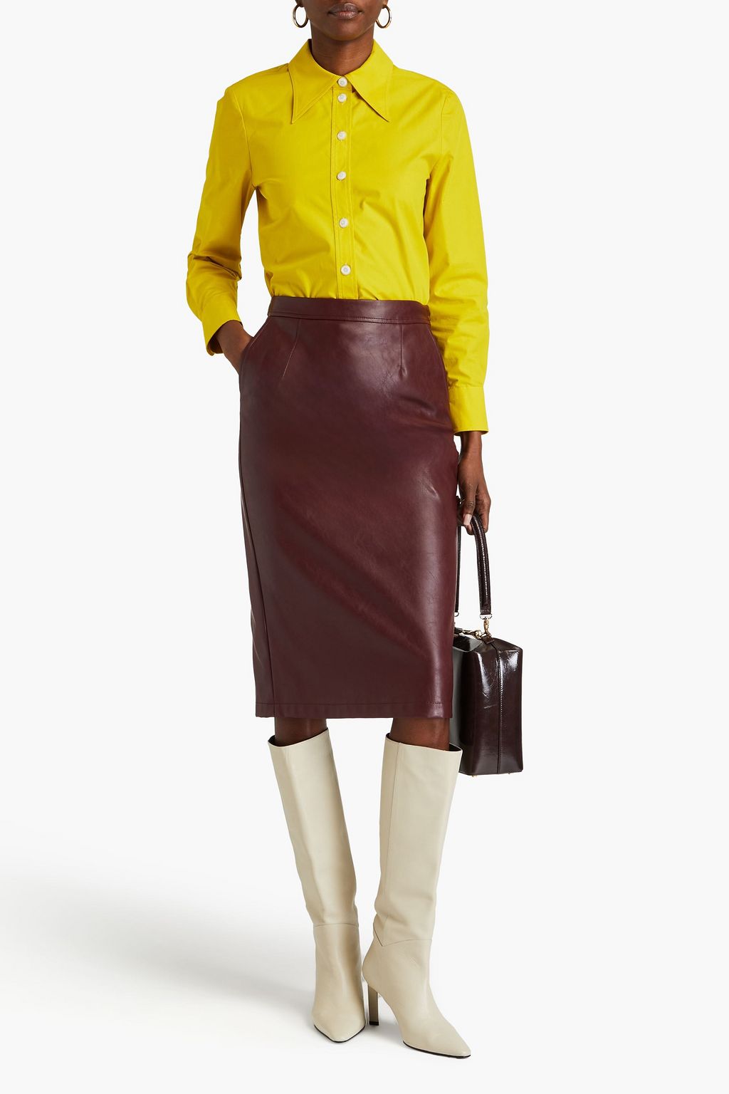 TORY BURCH Cotton-poplin shirt