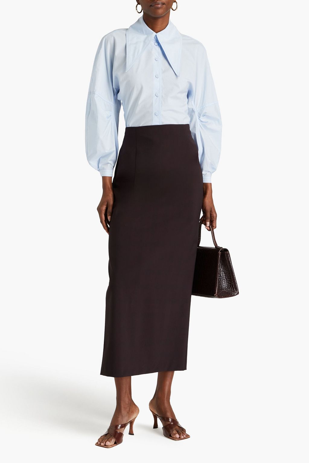 TORY BURCH 코튼 포플린 셔츠