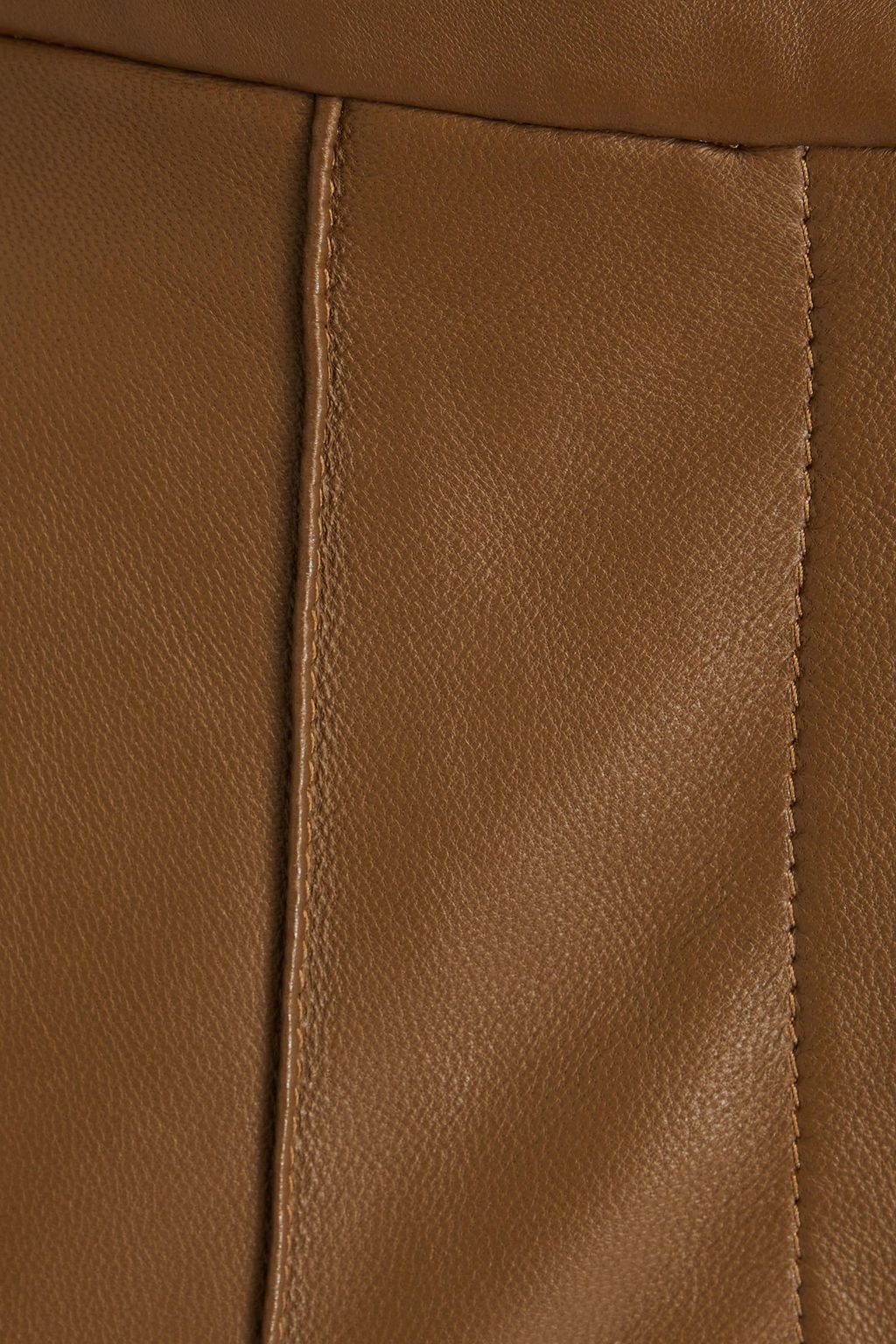 TORY BURCH Leather tapered pants