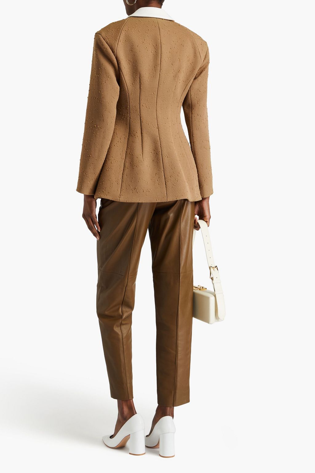 TORY BURCH Bouclé wool-blend blazer