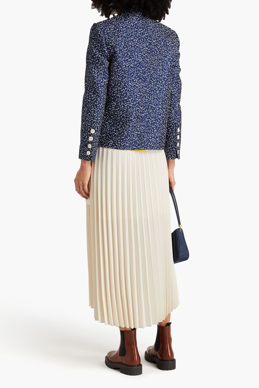 TORY BURCH Doppelreihiger Blazer aus Tweed