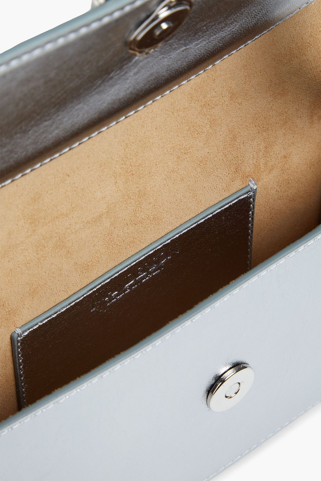 JW ANDERSON Metallic leather shoulder bag