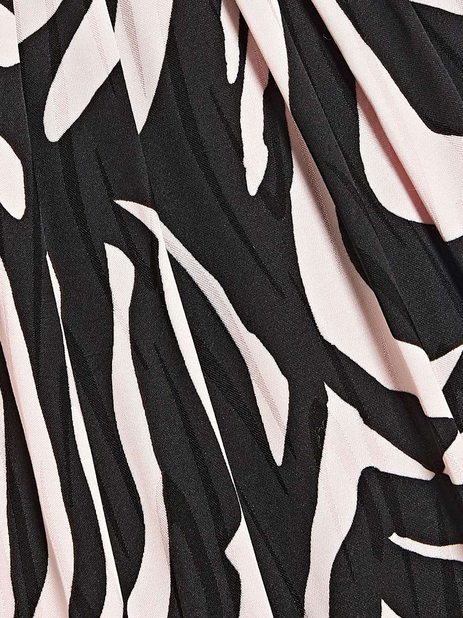 trista zebra-print jacquard maxi dress