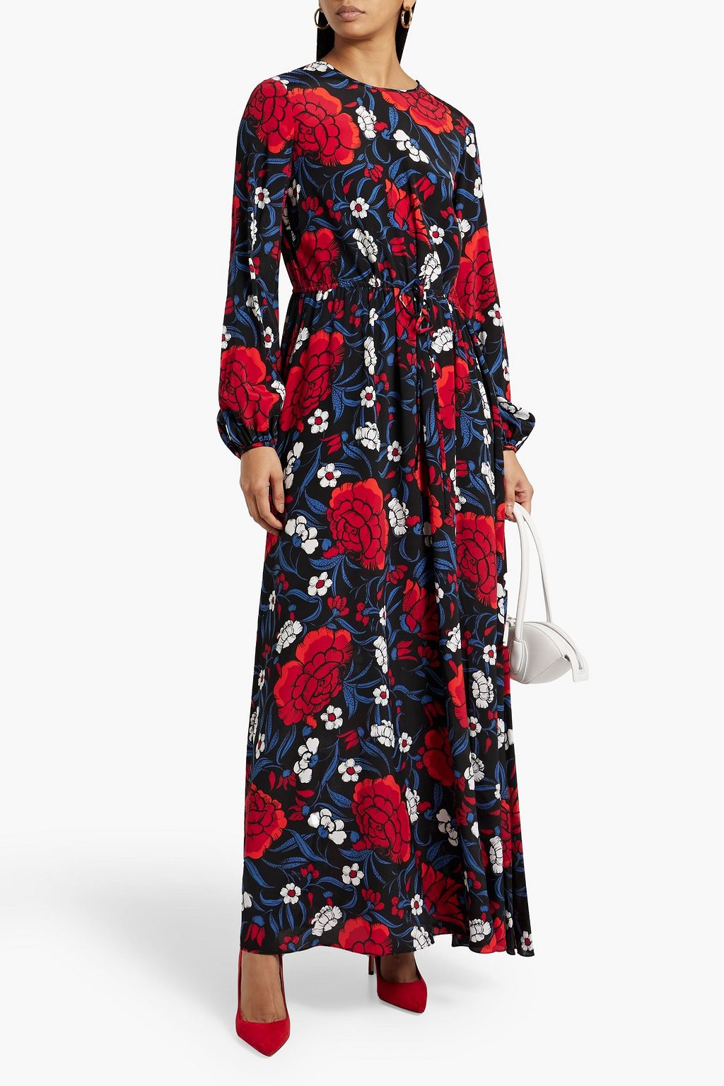 DIANE VON FURSTENBERG Sydney printed chiffon maxi dress