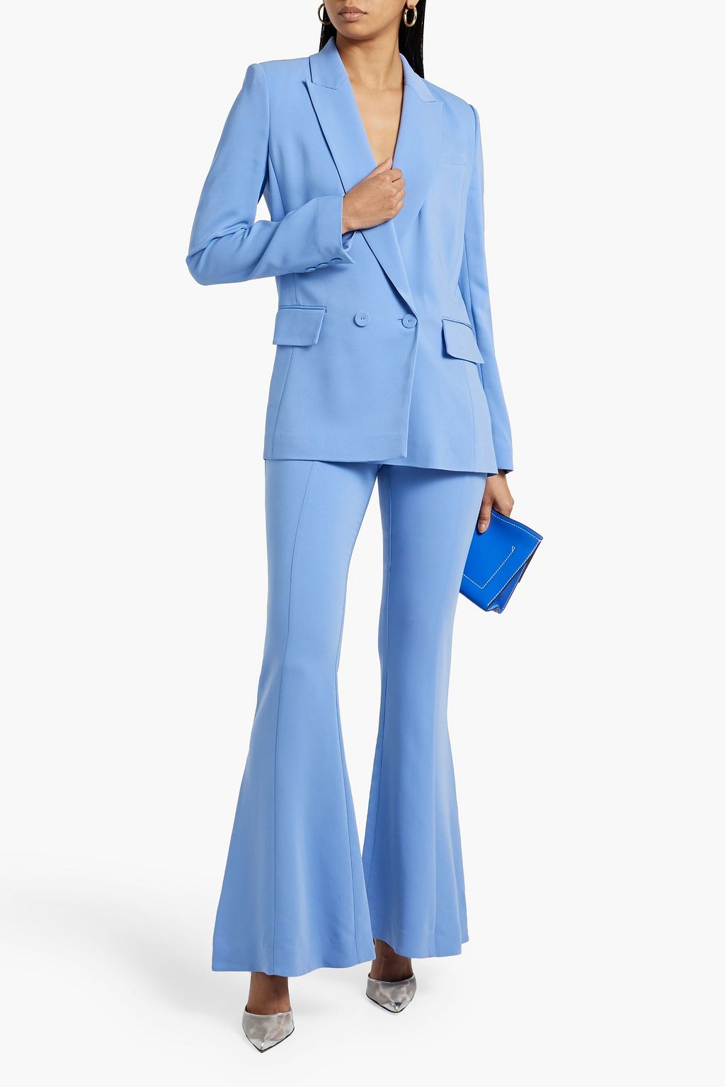 DIANE VON FURSTENBERG Salzburg double-breasted crepe blazer | THE OUTNET