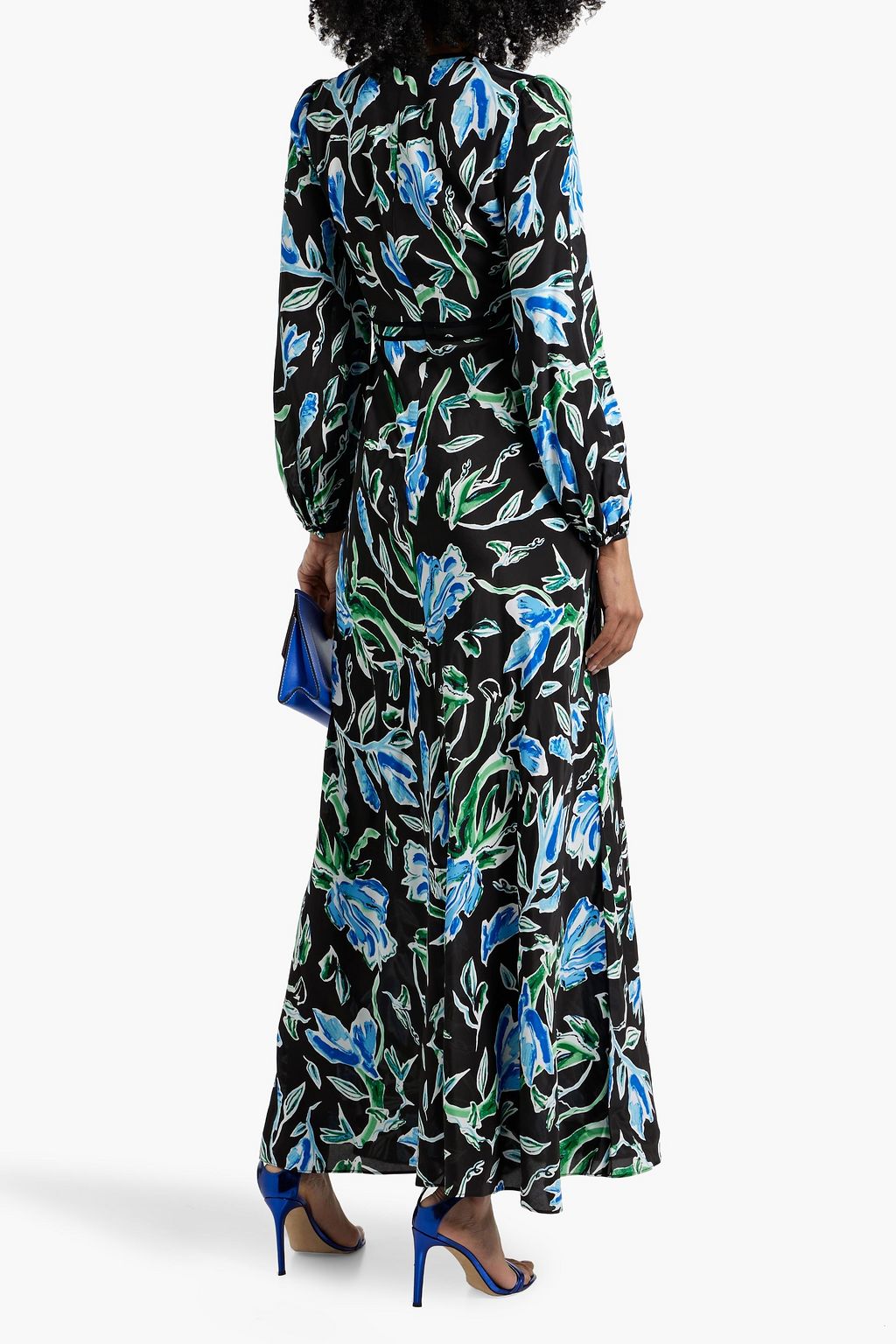 DIANE VON FURSTENBERG Seline floral-print crepe de chine maxi dress
