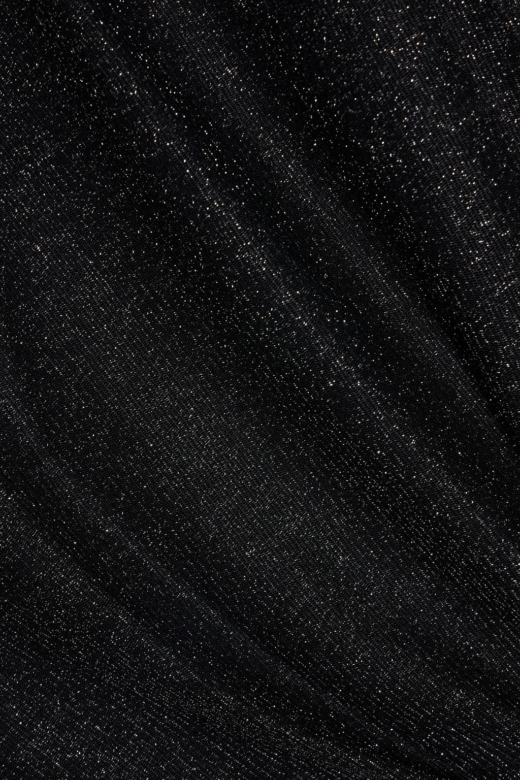 DIANE VON FURSTENBERG Chaos one-sleeve metallic stretch-mesh top