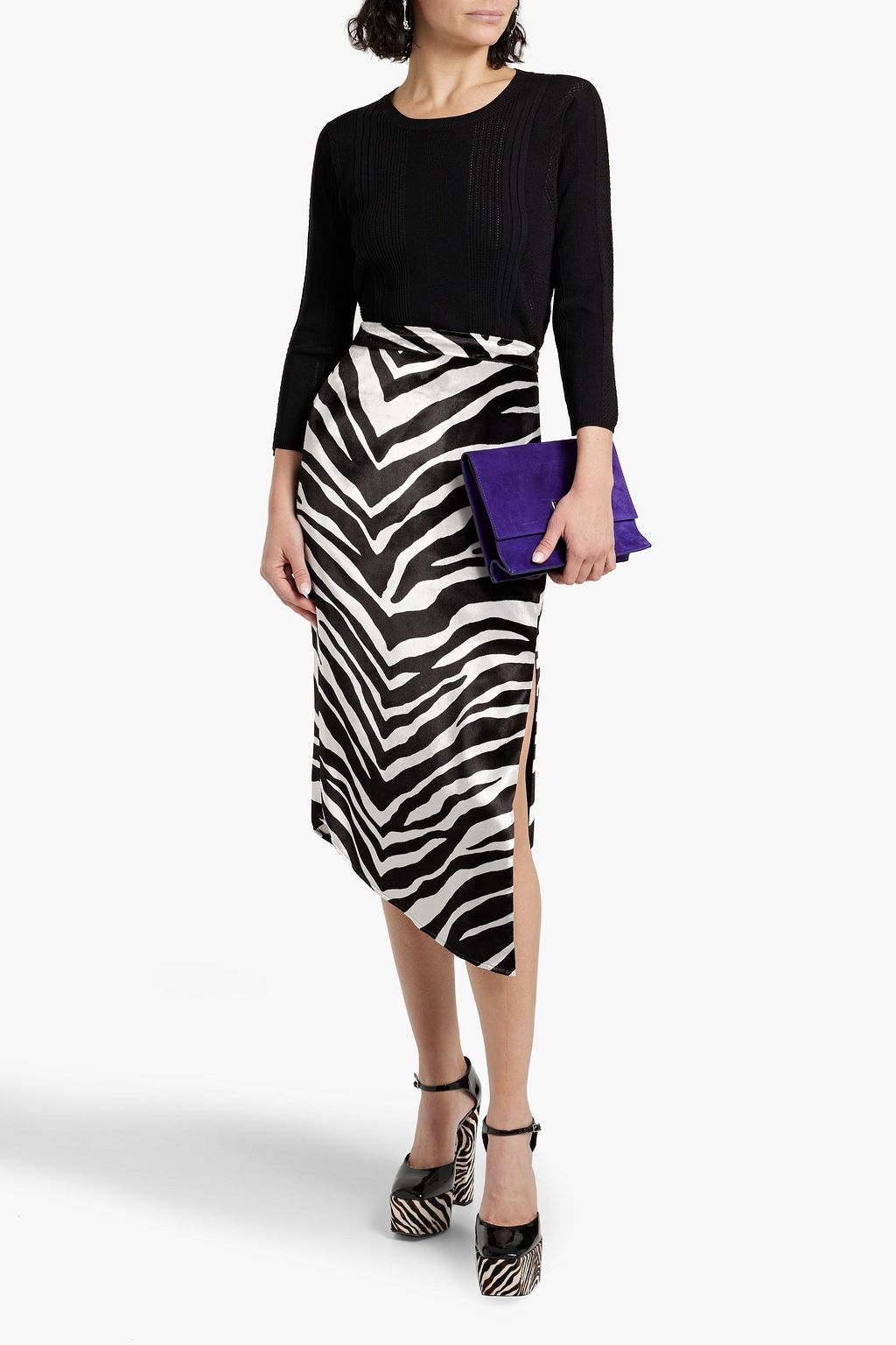 DIANE VON FURSTENBERG Vlada pointelle-knit sweater