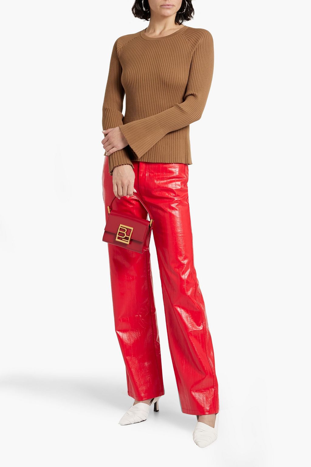 DIANE VON FURSTENBERG Talley ribbed-knit sweater