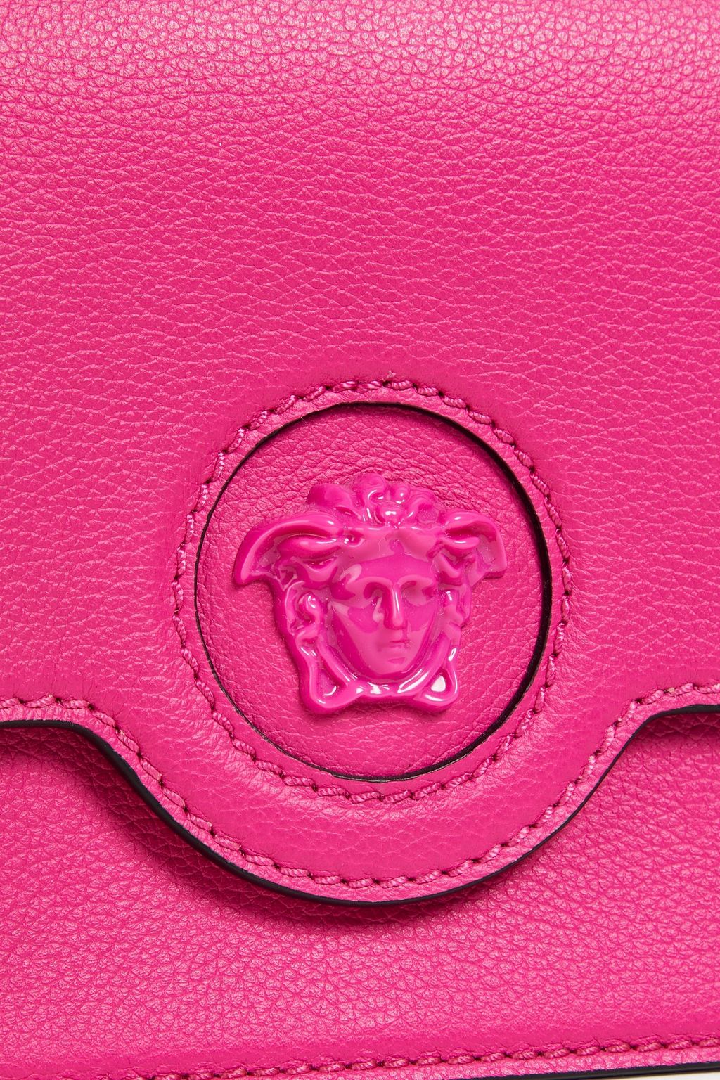 VERSACE La Medusa pebbledleather shoulder bag THE