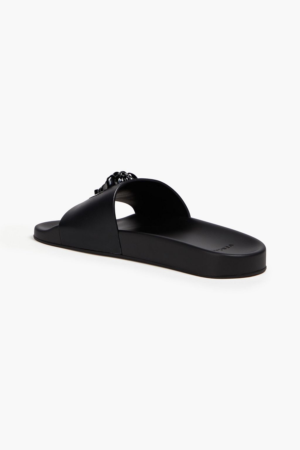 VERSACE Pantoletten aus Leder mit Verzierung