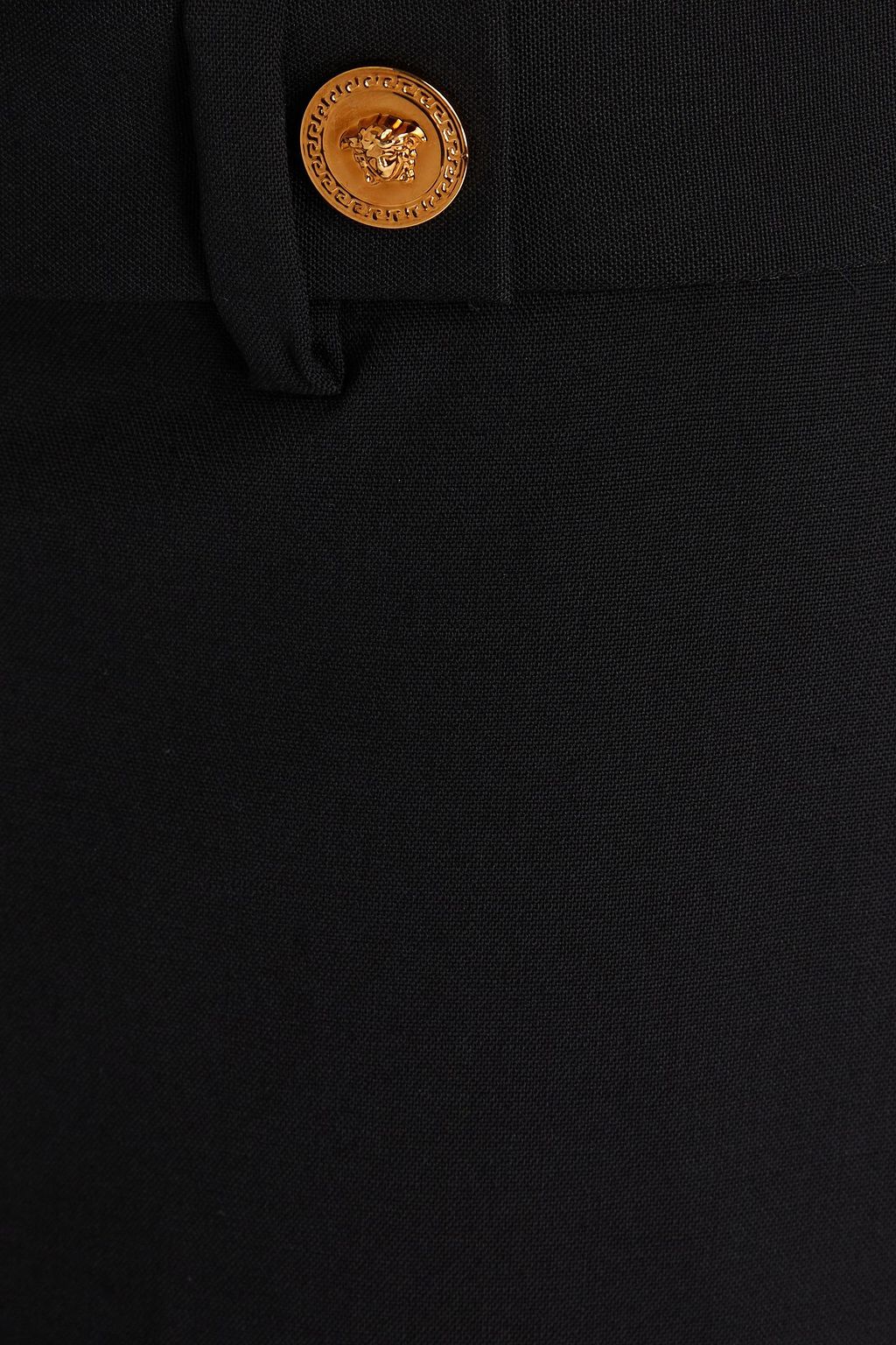 VERSACE Stretch-wool crepe skinny pants