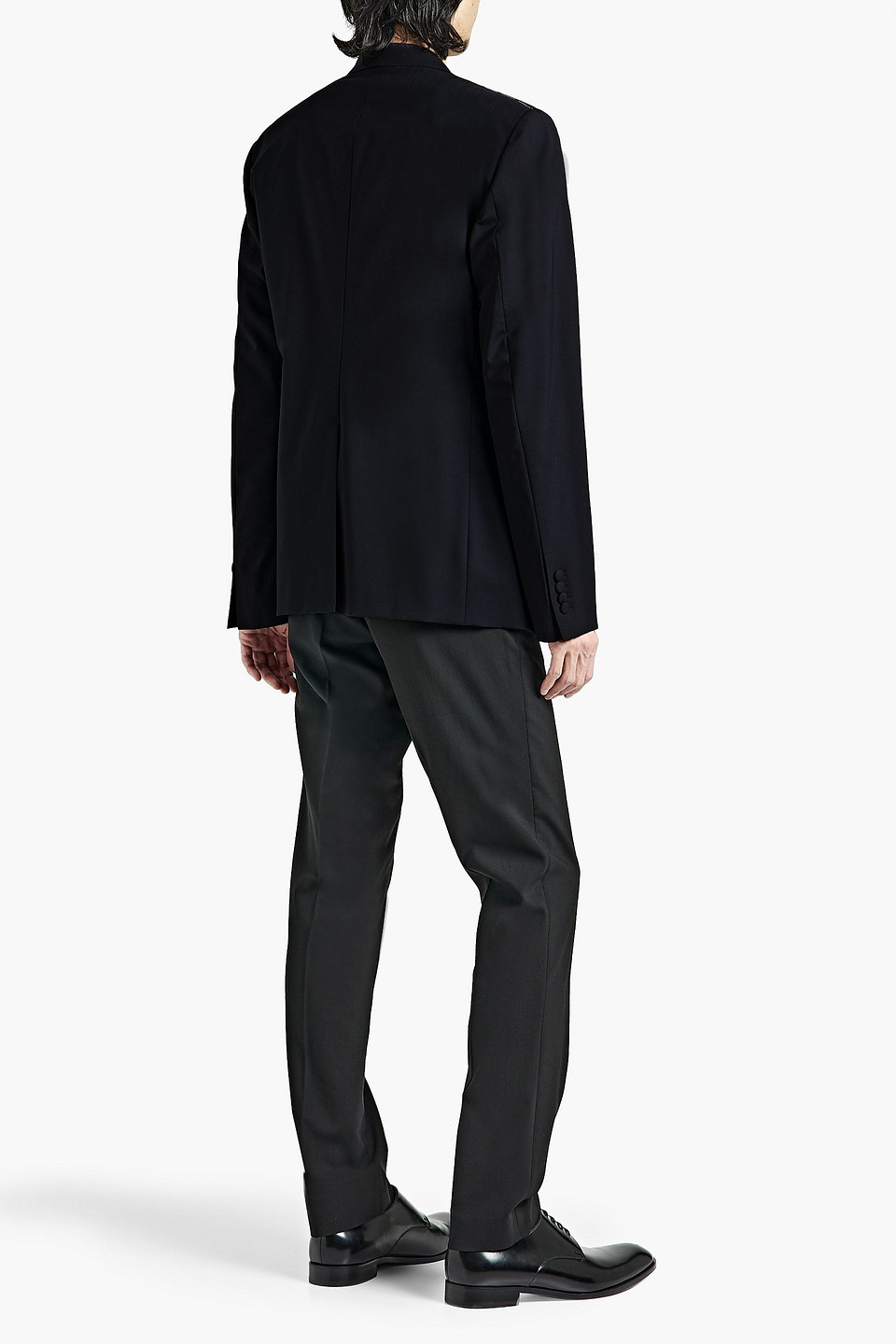 Dolce & Gabbana Wool-blend Blazer In Midnight Blue