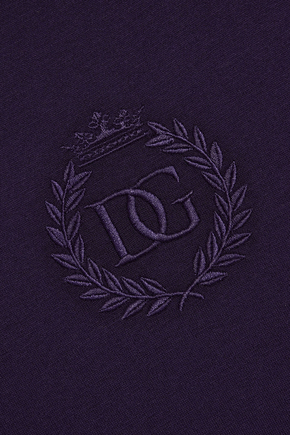 Shop Dolce & Gabbana Cotton-jersey T-shirt In Dark Purple