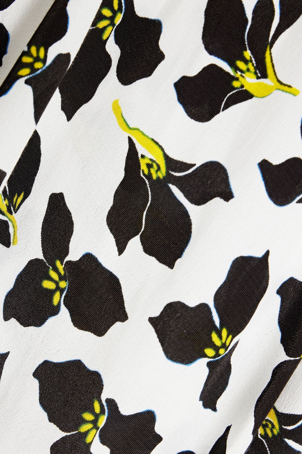 DIANE VON FURSTENBERG Freddie floral-print crepe blouse
