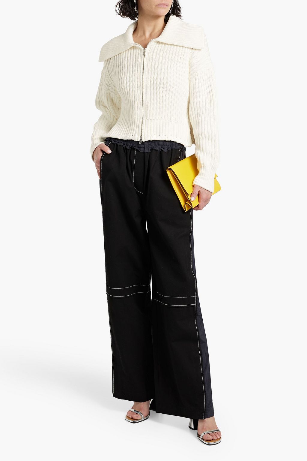 3.1 PHILLIP LIM Ripstop and cotton-canvas wide-leg pants