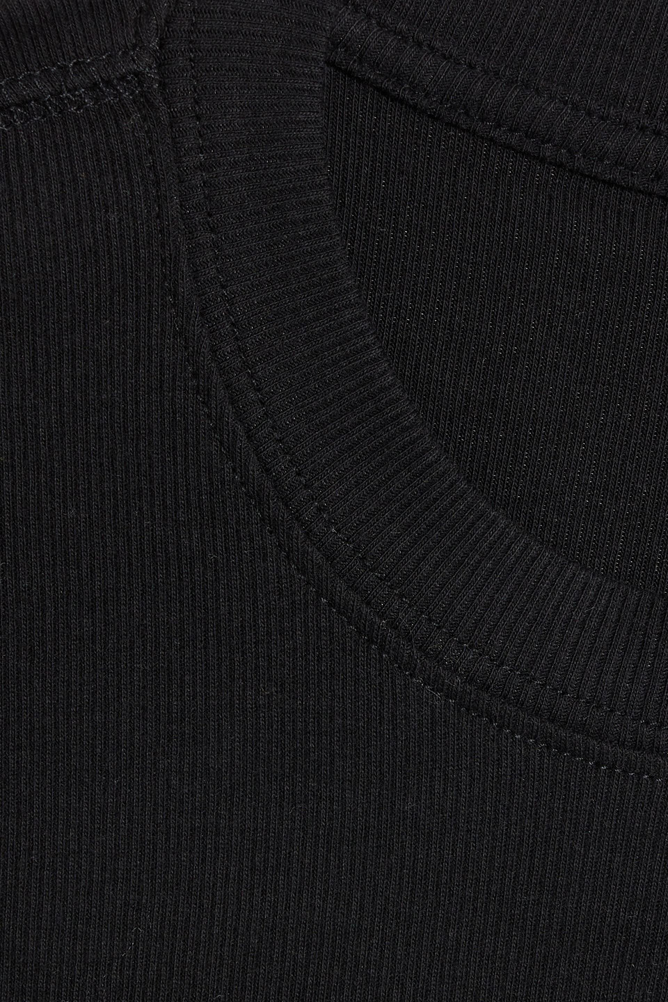 Shop Atm Anthony Thomas Melillo Ribbed Cotton-blend Sweater In Black